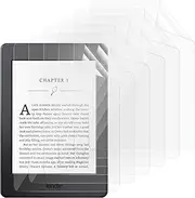 6 Pack Anti Glare Screen Protector for Kindle Paperwhite Prior to 2018 6" (5th/6th/7th Generation, 2012-2017 Release,Full Coverage Premium PET Film Matte Glare& Matte Shield Cover Eye Care Film