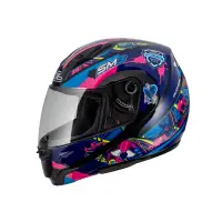 在飛比找蝦皮商城優惠-【SOL Helmets】SM-3可掀式安全帽 (惡天使_黑