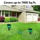 Ultrasonic Mouse Repellent Screw-Shape Stakes Snake Away Rodent Repellent