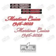 5.3L VORTEC Custom Premium Vinyl Decal 6-piece Set - 12" and 7" decal sets