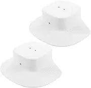 Sewroro 2pcs Security Camera Cover: Plastic Outdoor Rain Cover - Weatherproof Protective Shield - Outdoor Protector for Security Cameras