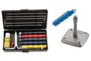 Lansky Deluxe Knife Sharpening System - 5 Hones + Universal Mount + Super Sapphire Hone Bundle