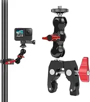 Camera Clamp Mount - Holding Bracket for Display | Super Camera Clamp Mount for Monitor LED Lights Microphone, with Locking Control