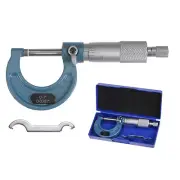 Outside Micrometer 0-1" Measuring Tool 0.0001" Graduation Set