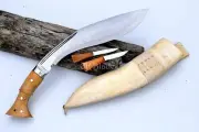 8 inches Long Blade Hand forged Cleaver-Hunting and camping knife-knives-forged