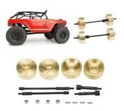 6mm Brass Widened Wheel Hub Counterweight Set For Axial SCX24 90081 1/24 RC Car
