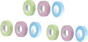 WOONEKY 12 Rolls Breathable Eyelash Grafting Tape False Lashes Extension Wispy Lashes Diy Beauty Makeup