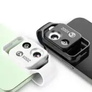 200X Universal Clip LED Light Pocket Mini Magnifying Glass Smartphone Microscope