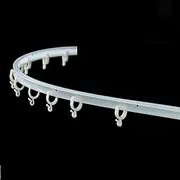 Lightolife Bunk Bed Curtains Track Curved Removable Bunk Bed Curtain Track for Bottom Full, 6M/ 234IN