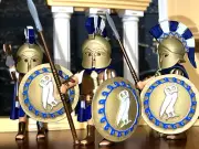 Playmobil Spartans Greek Custom Soldiers -Athenian Hoplite Soldiers- Custom Made