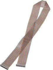 uxcell IDC Rainbow Wire Flat Ribbon Cable 2.54mm Pitch 50 Pins Connection Line FC Dual Female Connector for DIY Experiment 60 Inch Length 1Pcs