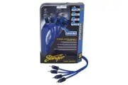 Stinger SI6420 20' Ft Four Channel RCA Interconnect Cable Subwoofer Car Amp Wire