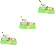 TOVINANNA 3 Sets Early Learning Teeth Model Preschool Toy Educational Toys Kids Tooth Brush Random Color