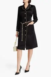 Gucci Belted silk-blend satin Midi Shirt dress - BNWT- RRP$6,200 AUD