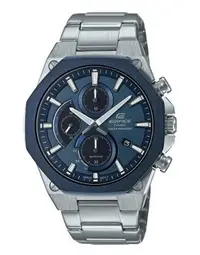 在飛比找Yahoo!奇摩拍賣優惠-【天龜 】CASIO EDIFICE 太陽能輕薄三眼計時腕錶