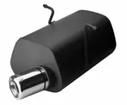 muffler for Mini ONE 1.6i 66kW 85kW 88kW 2000-2006 Single Round Tip 100mm