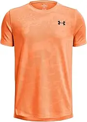 [Under Armour] Boys' Training T-Shirt, UA Tech Vent Short Sleeve T-Shirt, (Jacquard)