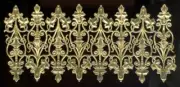 GERMAN DRESDEN DIE CUT SCRAP FILIGREE GOLD FOIL PAPER VICTORIAN CRAFTS