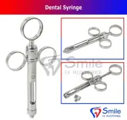 Dental Self Aspirating Cartridge Syringe 1.8 ml European Thread Anesthesia SS CE