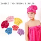 Coral Velvet Hair Drying Wrap Towel Wrap Head Towel Cap Bathroom Accessories