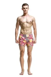 在飛比找樂天市場購物網優惠-SEOBEAN男士沙灘褲四角短褲 時尚性感潮男運動跑步健身短