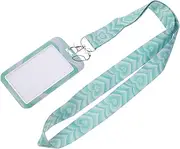 CANIGHT Name Tag Holder Lanyard Card Slot Id Card Holder for School/Office Adorable Design Material