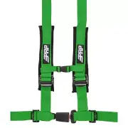 Green 4 Point Harness 2 Belts Auto Latch By 4.2 SBAuto2GN