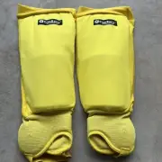 Field hockey Shinguards Adult Yellow NEW