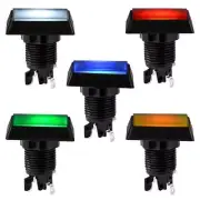 Arcade Square Rectangle Push Buttons Illumilated LED With Microswitch 30*50mm