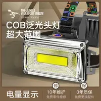 在飛比找樂天市場購物網優惠-led強光頭燈頭戴式超亮充電鋰電泛光工作戶外散光趕海頭燈大光