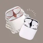 -三色-蘋果AIRPODS 1/2代&AIRPODPRO 專用金屬防塵貼 耳機盒貼紙 裝飾保護貼 UNICORN
