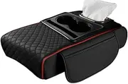 Car Armrest Organizer,Center Console Armrest Cushion Organizer | Car Armrest Box Cover Protector for Car SUVs Trucks