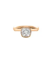 Lab Grown Diamonds 14K Rose Gold 1.00 ct. tw. Lab-Grown Diamond Ring
