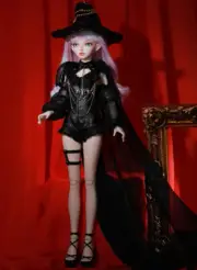 1/4 BJD Doll SD Girl FL Minif Chloe H-Free Face Make UP+Eyes+Clothes+wig+Shoes