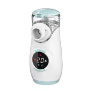 Portable Nebulizer with Intuitive LED Interface and Auto Cleaning Handheld Nebulizer for Kids Blue