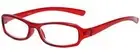 Calabria 8034 52mm Spring Hinge Designer Reading Glasses Red +1.75