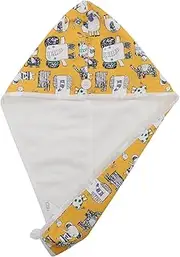 SAFIGLE Absorbent Hair Towel Wrap with Button Design Thick Hair Drying Hat Fast Drying Towel for Bathing Comfortable Hair Wrap for Wet Hair for Reducing Frizz