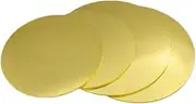 H62 Solids Brass Discs Blanks Metal Round Sheets Brass Round Plate OD 10mm-300mm Thickness 0.3mm-4mm (1,4mm x 250mm)