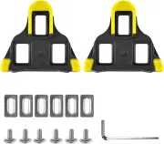 Road Pedal Cleat, 2 Pcs Bicycle Pedal Cleats, Road Bike Cleats for Shimano SP...