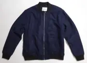 NEW Ben Sherman Zip Front Jacket in Salute (Blue) Size Large