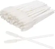 100Pcs Disposable Silicone Eyelash Spoolies Brush Mascara Wands Eye Lashes Ex...
