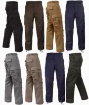 VETERANS DAY SALE BDU Pants Solid Colors 6 Pocket Cargo Army Twill ROTHCO 20%OFF