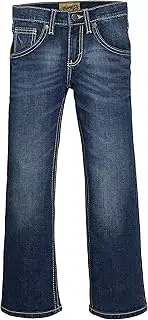 [Wrangler] Men's 42BWXMD 20X No. 42 Vintage Boot Jean Pants, Men Pants Boys' 8-18, Midland - 18 REG, Midland, 18