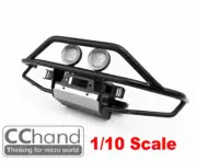 CC HAND METAL front Bumper Fit RC4WD 1/10 TF2 Mojave with 2 lights no winch (A)