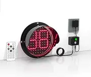 Red and Green Signal Light, Weighbridge red and Green indicationwith Remote Control, Plug & Play, Suitable for Cold Storage unloading Port(Red Countdown)