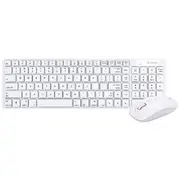 Bonelk KM-322 Slim Wireless Keyboard & Mouse Combo White