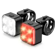 Bike Lights Set, Rechargeable Bicycle Lights Front and Rear, 4 Light Mode Opt...