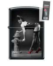 Zippo 82052 View From Behind 2020 #13 Lighter + FLINT PACK
