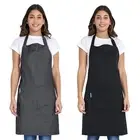 Mellow Buff 2 Pack Chef Aprons, Recycled Cotton Kitchen Apron with an Adjusta...