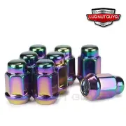 20 Lug Nuts Bulge Acorn 12x1.5 Neo Chrome 3/4 Hex fits Mitsubishi (for: Mitsubishi)